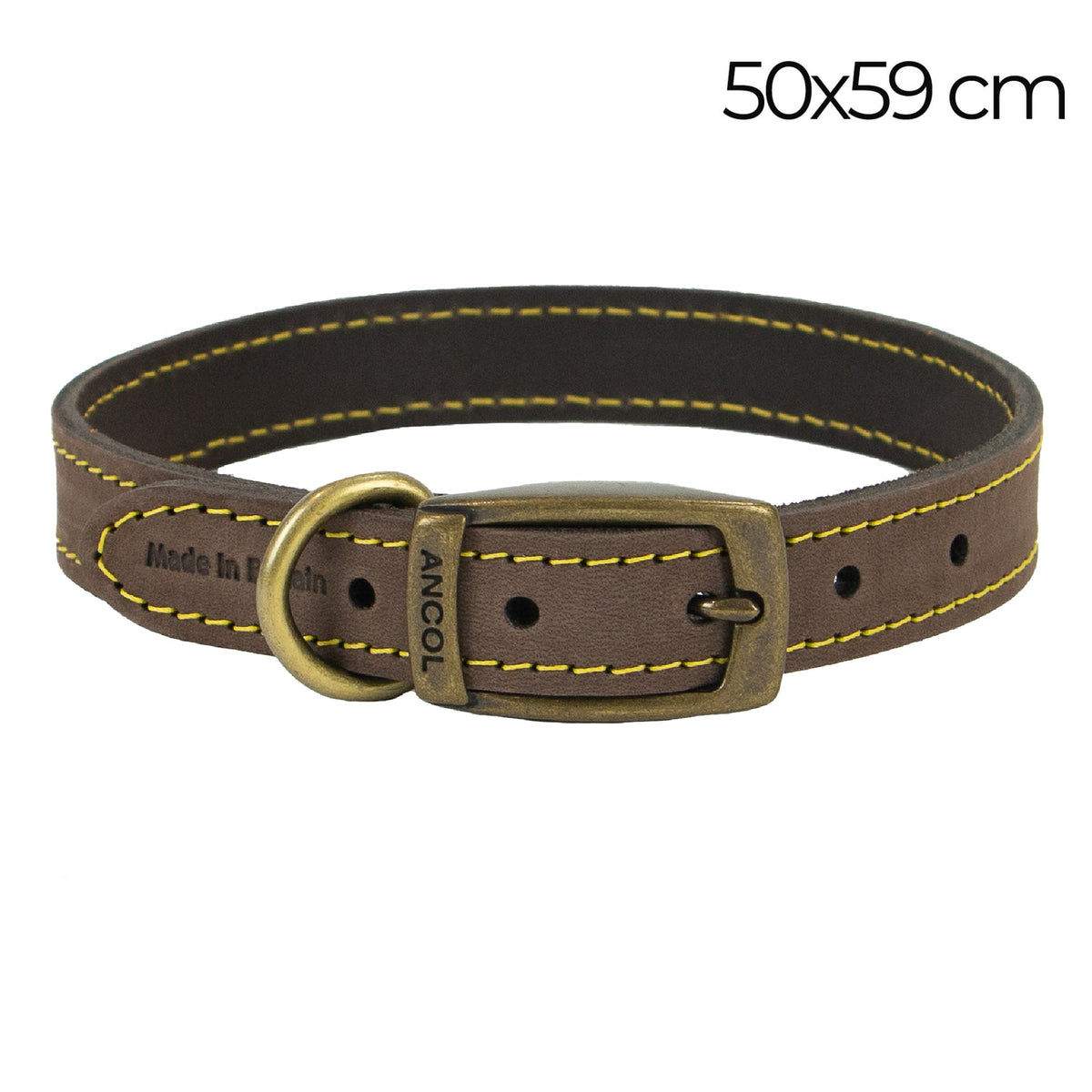 Ancol Timberwolf Rolled Collar Sable 50-59cm