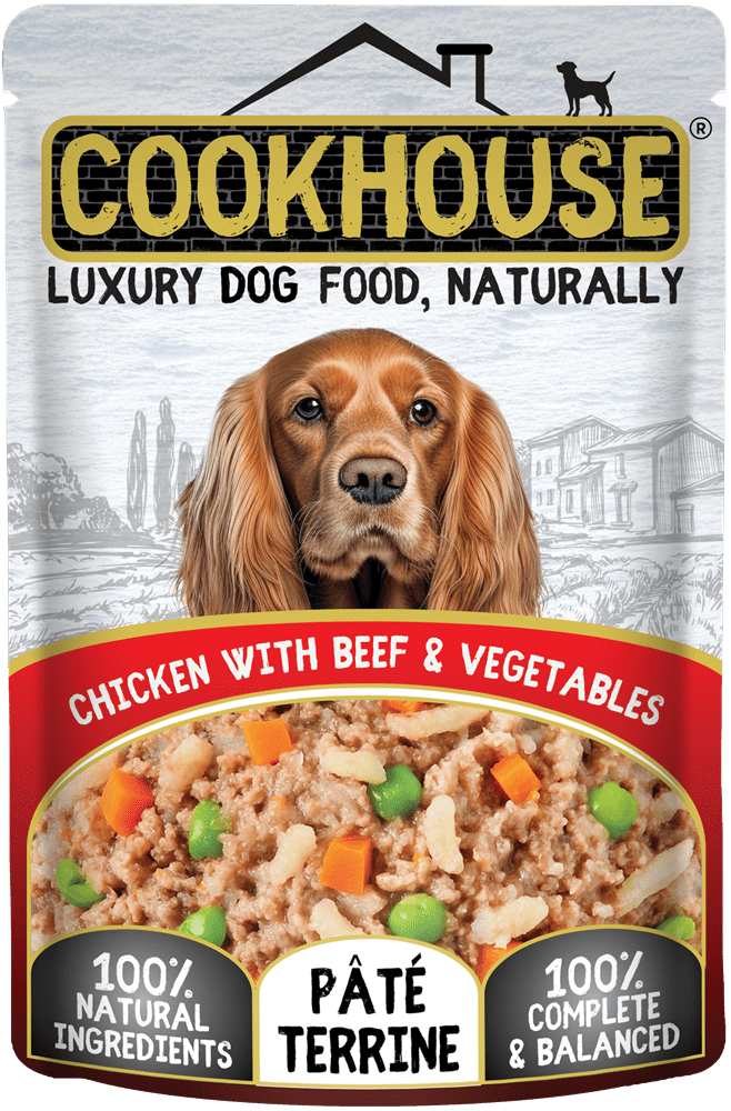 Cookhouse Chicken with Beef & Veg 100g