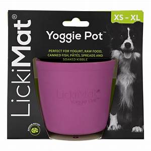 LickiMat Yoggie Pot Purple