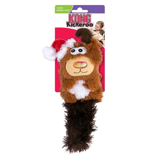 KONG Cat Toy Christmas Kickeroo Reindeer