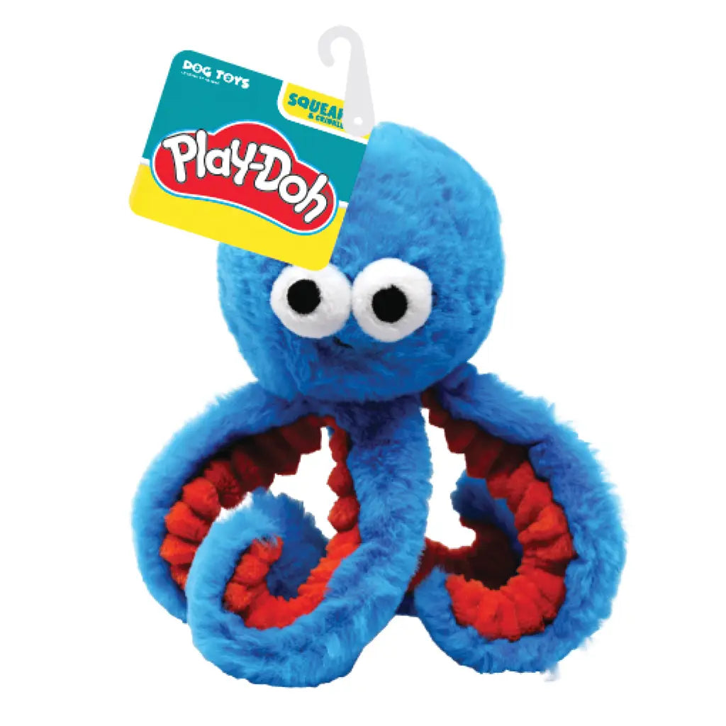 Hasbro Crinkle Octopus Blue Small