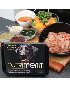 Nutriment Raw Dog Food Chicken and Lamb Formula