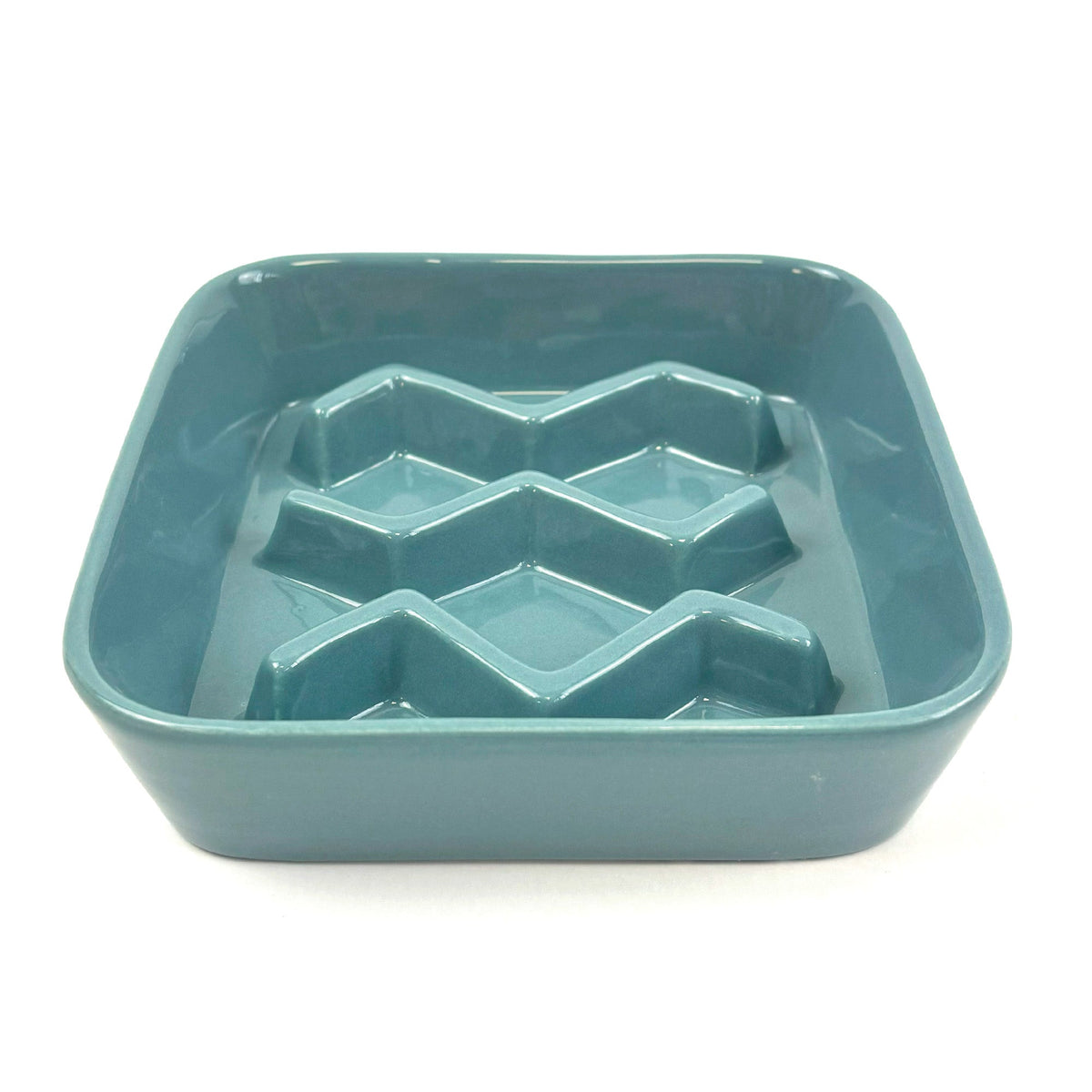 Happy Pet Slow Feeder Chevron Bowl 16cm