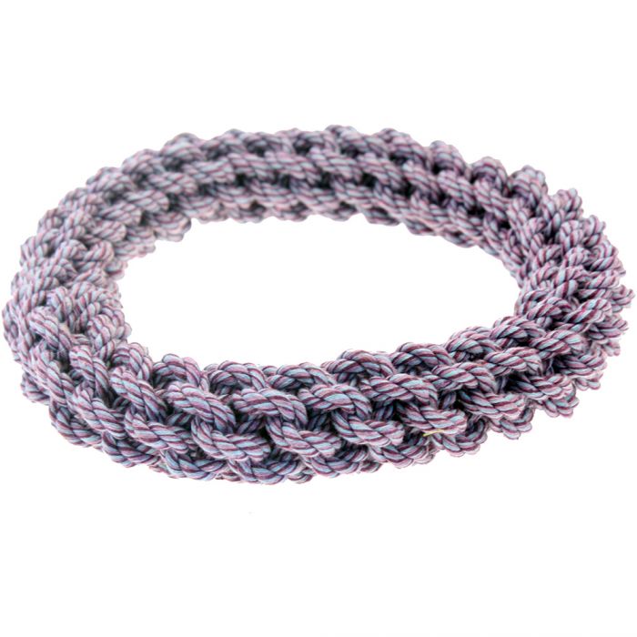 Happy Pet Dog Toy Nuts for Knots Rope Ring Large