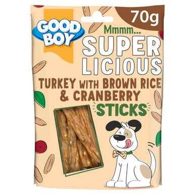 Good Boy Turkey, Brown Rice 70g