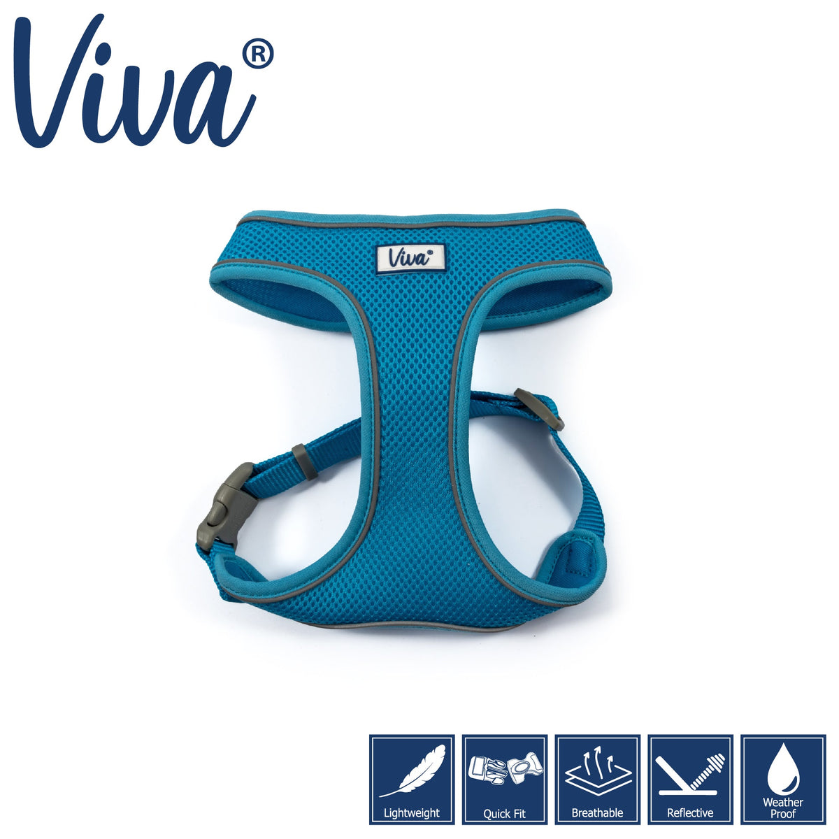 Ancol Viva Mesh Comfort Dog Harness Blue
