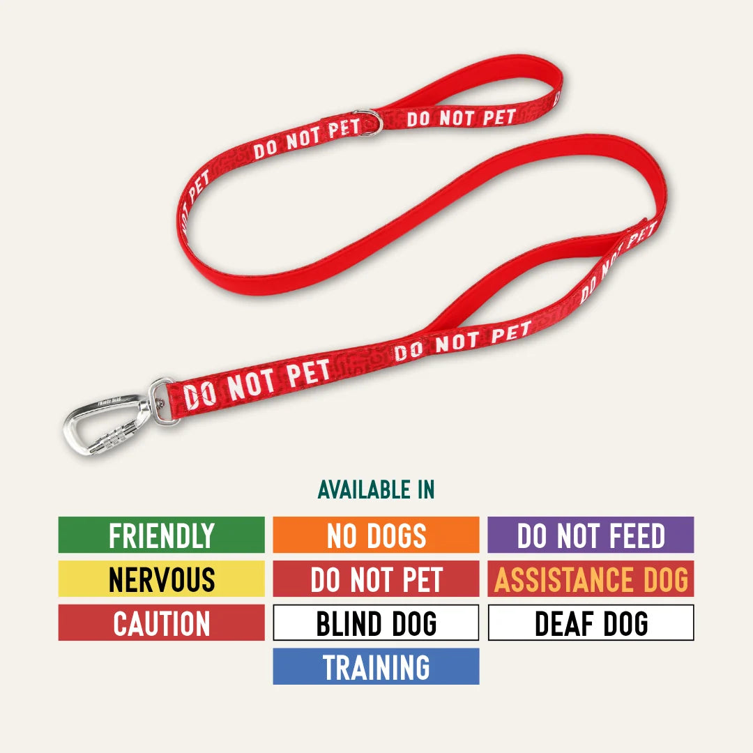 Twiggy Tags Awareness Close Control Lead Do Not Pet