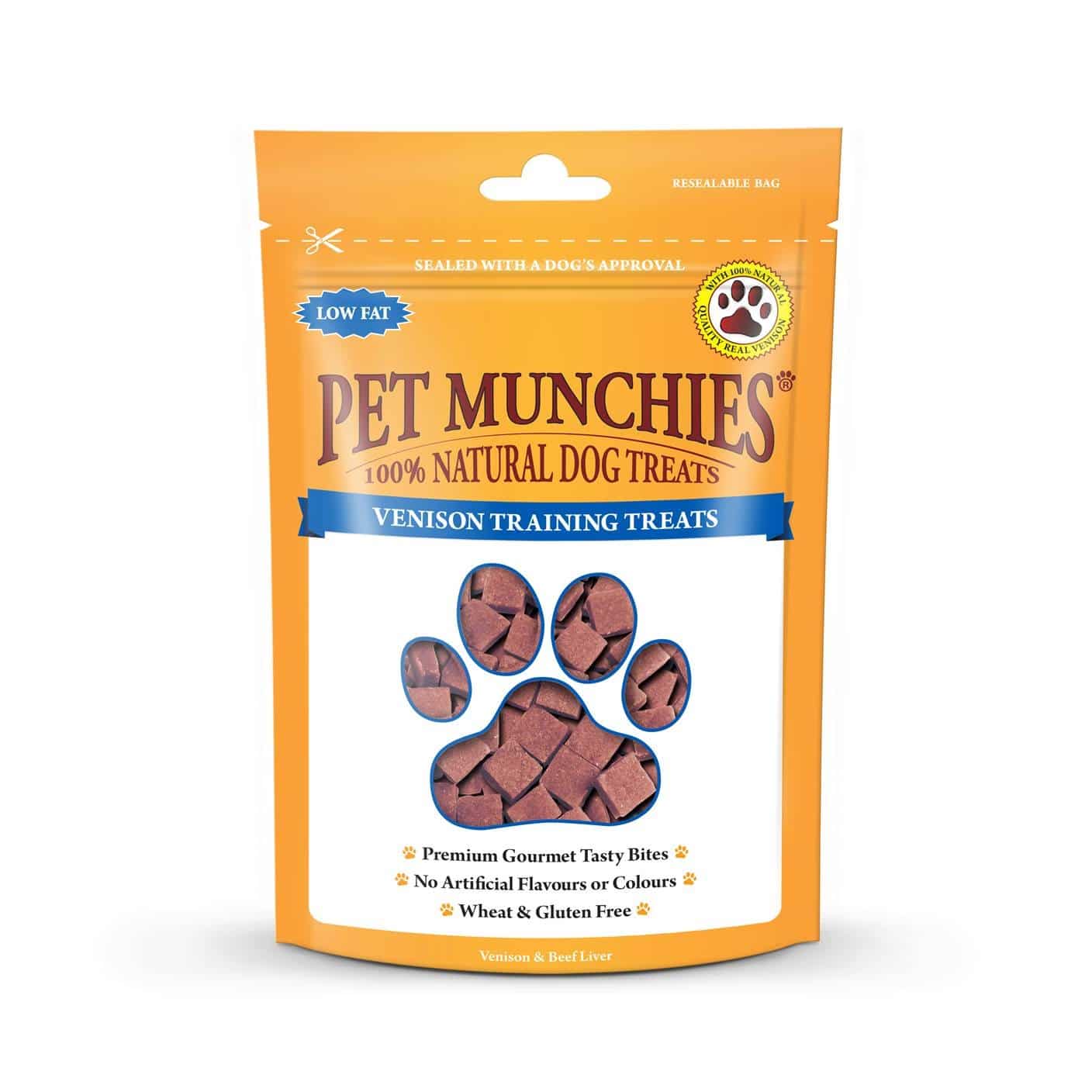 Pet Munchies Natural Dog Training Treats Venison 50g