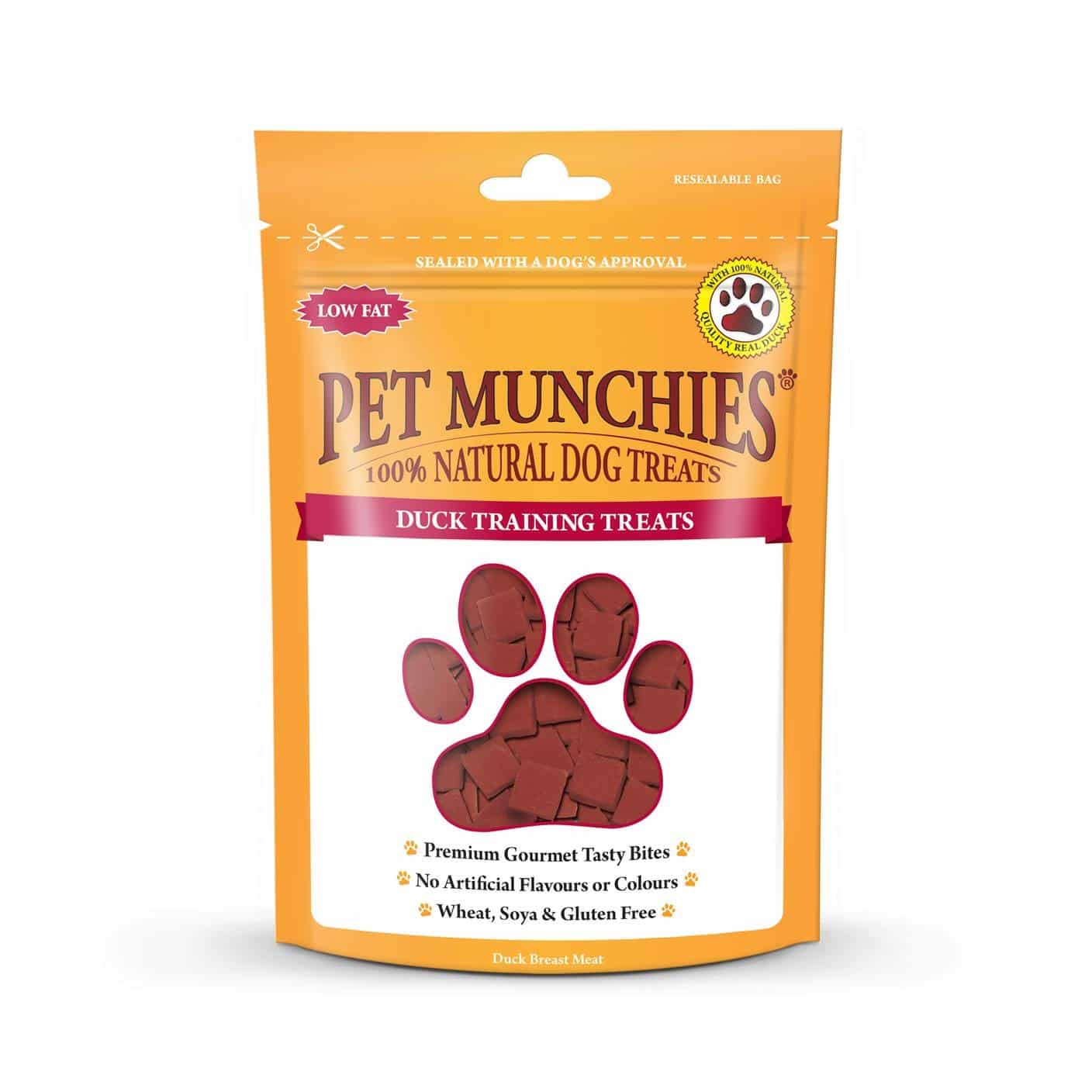 Pet Munchies Natural Dog Training Treats Duck 50g