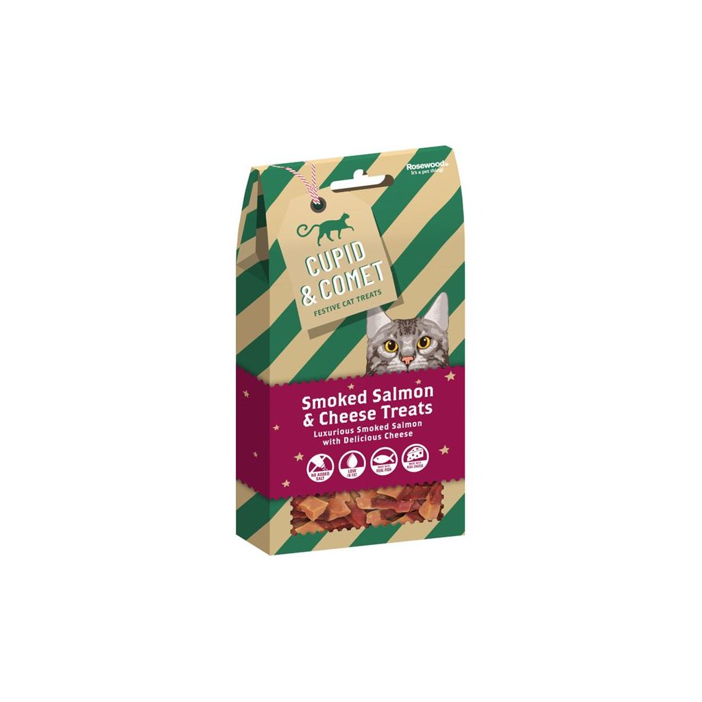 Rosewood Christmas Cupid & Comet Cat Salmon & Cheese Treats