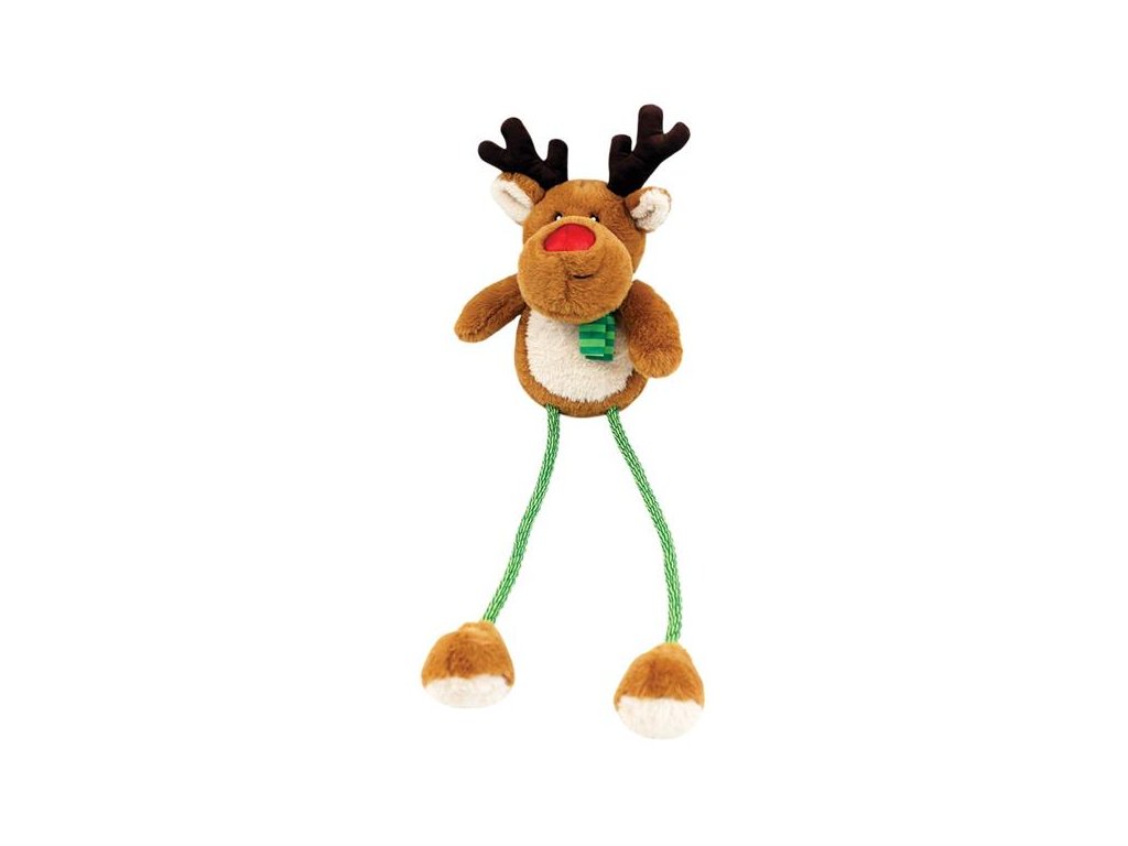 Happy Pet Christmas Ropee Long Legs Ronny Reindeer