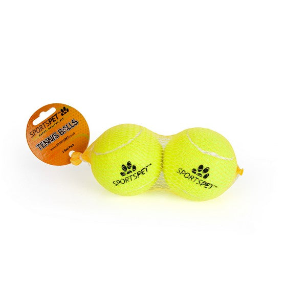 Sports Pet Dog Toy Large Tennis Balls 2 Pack