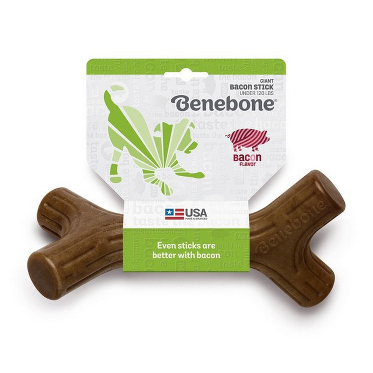 Benebone Dog Chew Bacon Stick