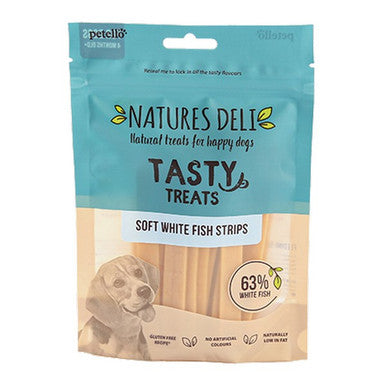 Natures Deli White Fish Strips 100g