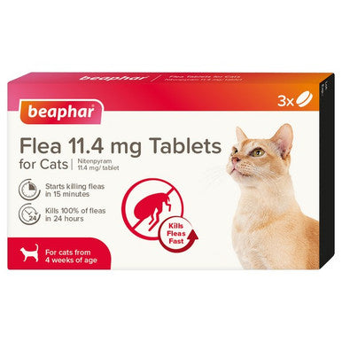 Beapher Cat Flea Tablets 3pk