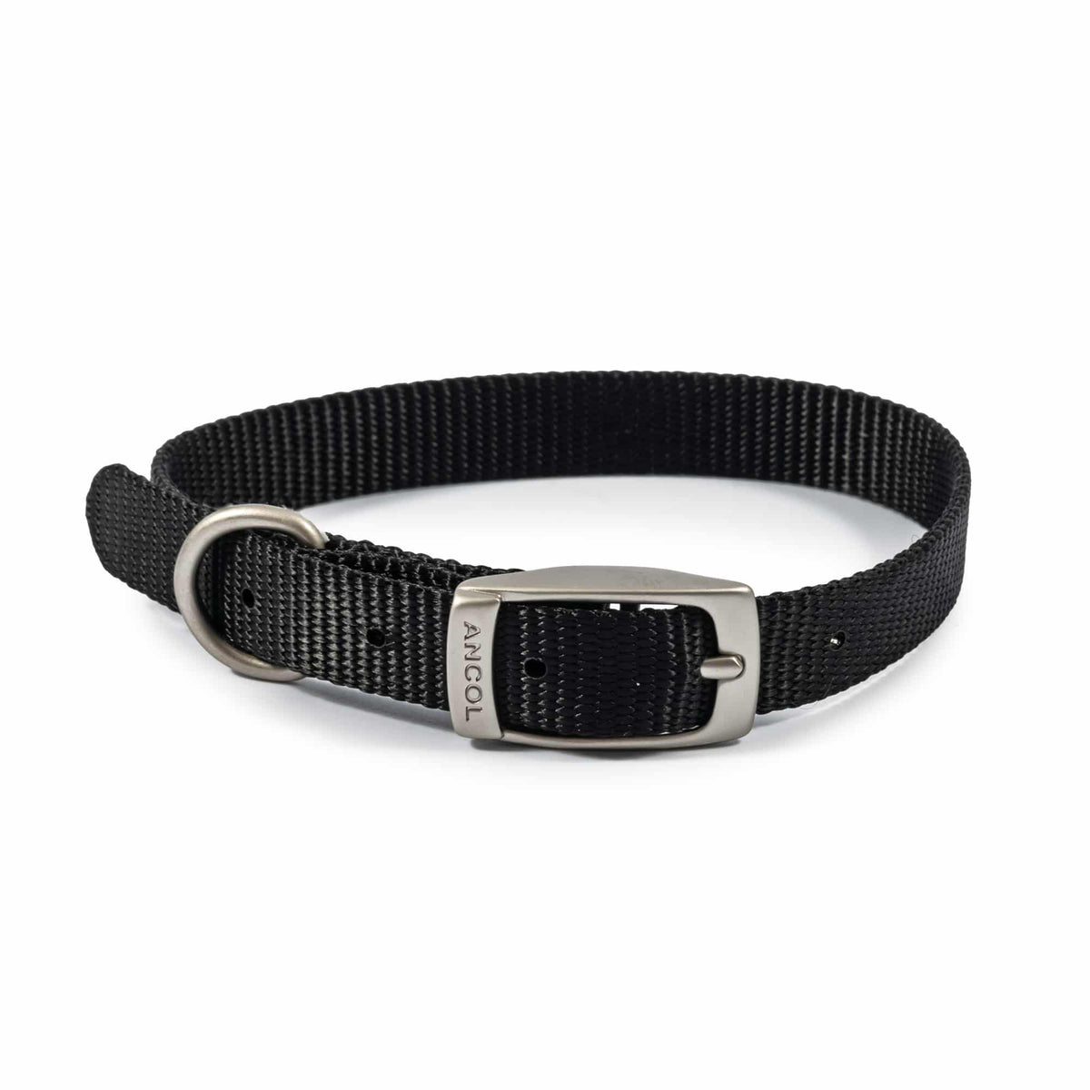Ancol Viva Buckle Dog Collar Black