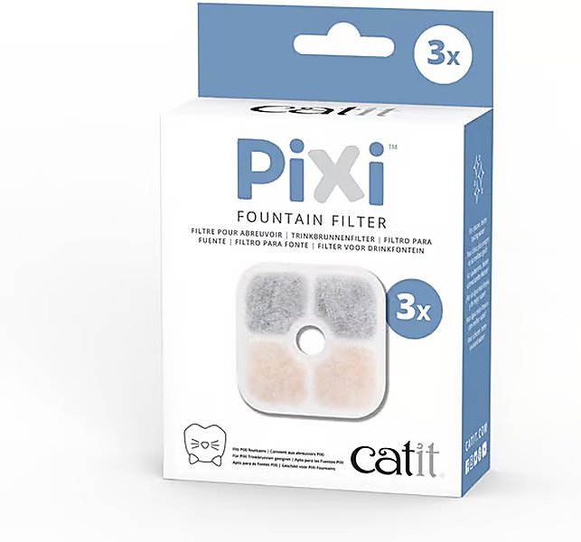 Catit Pixi Fountain Filter 3PK
