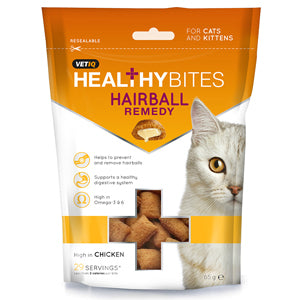 VetIQ Hairball Remedy Cat & Kitten Treats 65G