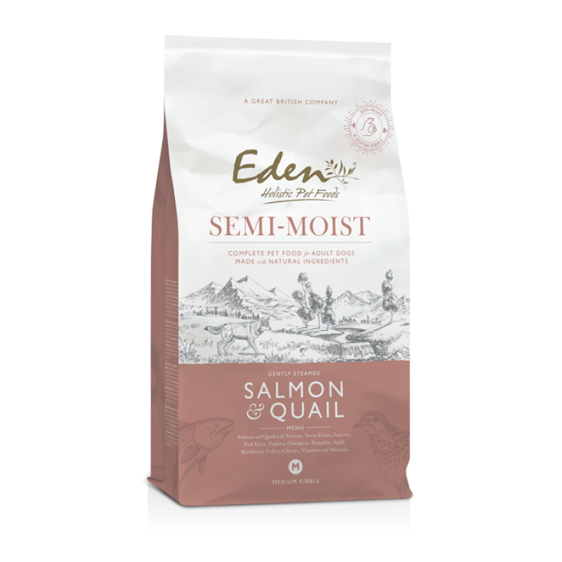 Eden Semi Moist Dog Food Salmon & Quail