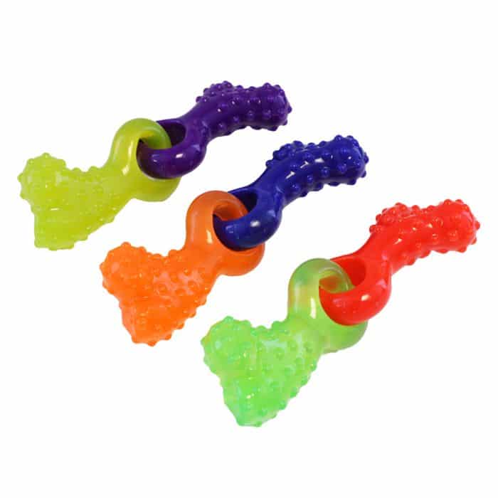Happy Pet Puppy Toy Little Rascals Teething Bone Keys Assorted