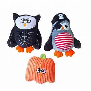 Happy Pet Plush Halloween Dog Toy 3PK