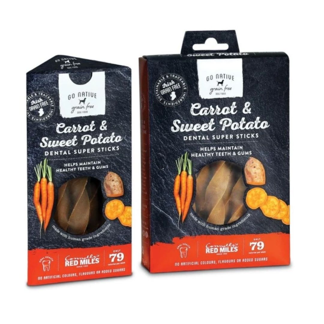 Go Native Carrot & Sweet Potato 7pk