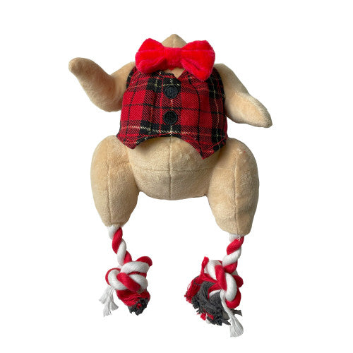 Happy Pet Christmas Ropee Turkey