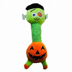 Happy Pet Plush Halloween Long Neck Pumpkin