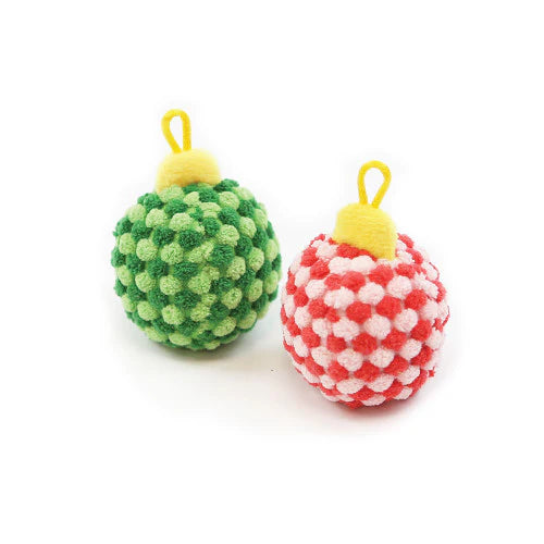 Happy Pet Christmas Cat Bright Bauble 2pk