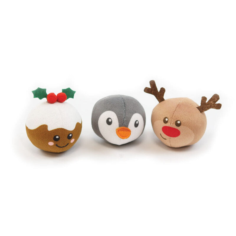 Happy Pet Christmas Cat Festive Ping Pong Balls
