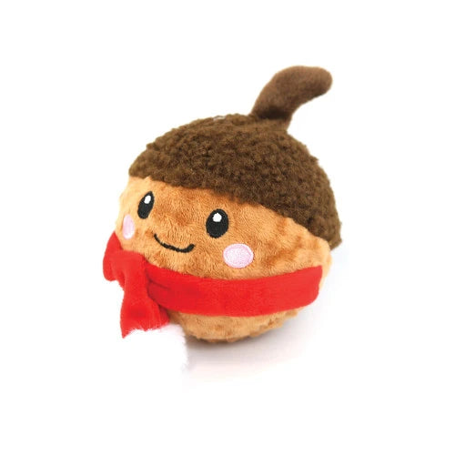 Happy Pet Christmas Chestnut Squeaker Ball