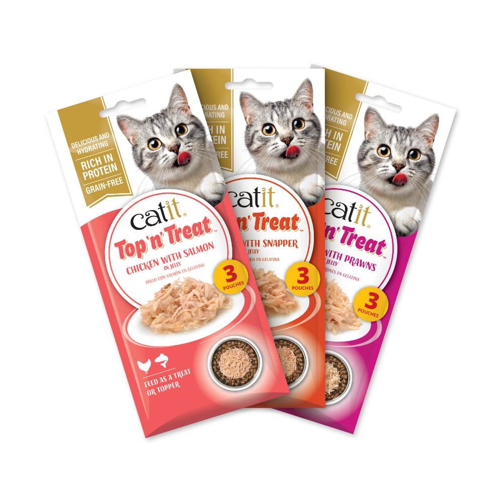 Catit Top N Treat Chicken with Snapper 3pk