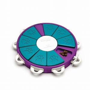 Outward Hound Dog Twister Interactive Treat Puzzle Dog Toy Purple