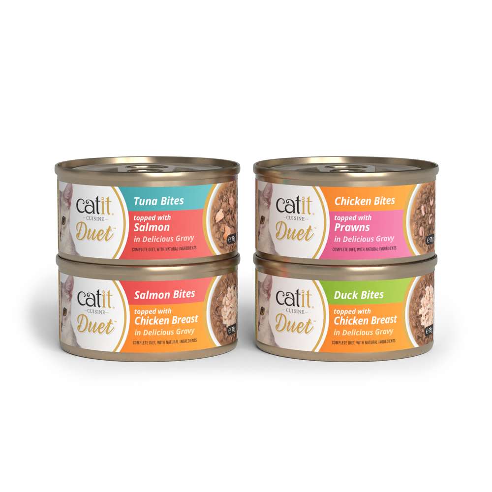 Catit Cuisine Duet Meat & Fish Selection 12pk