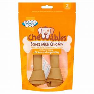 GB Chewables Bones with Chicken 2PK