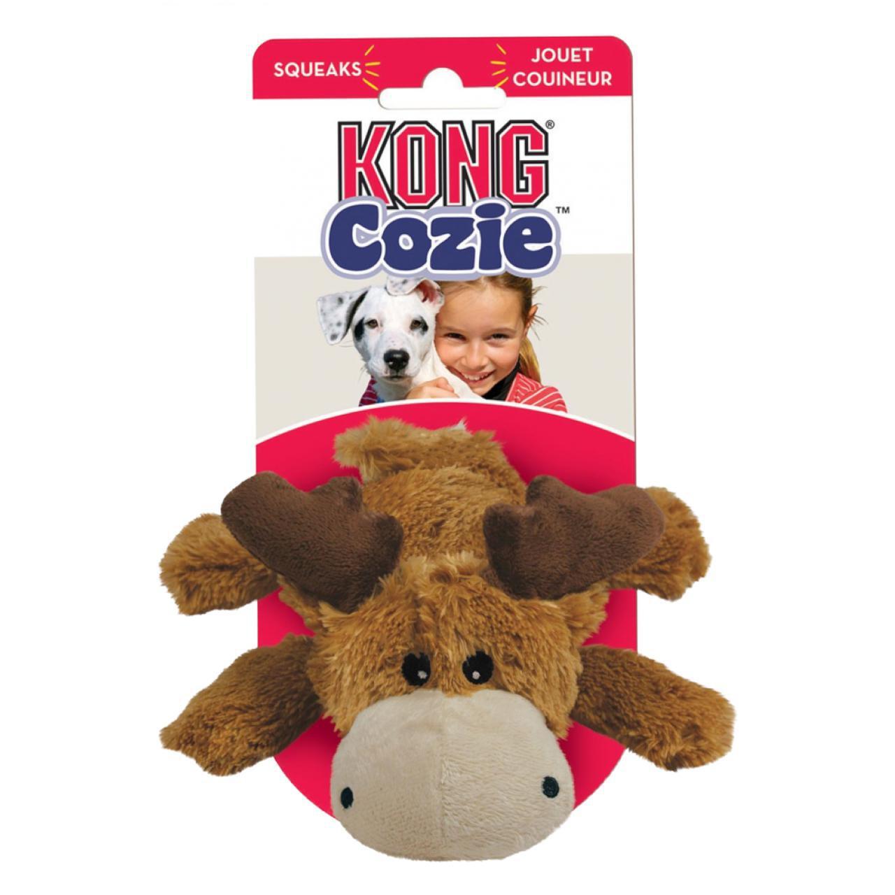 KONG Dog Toy Cozie Naturals Marvin Moose XL