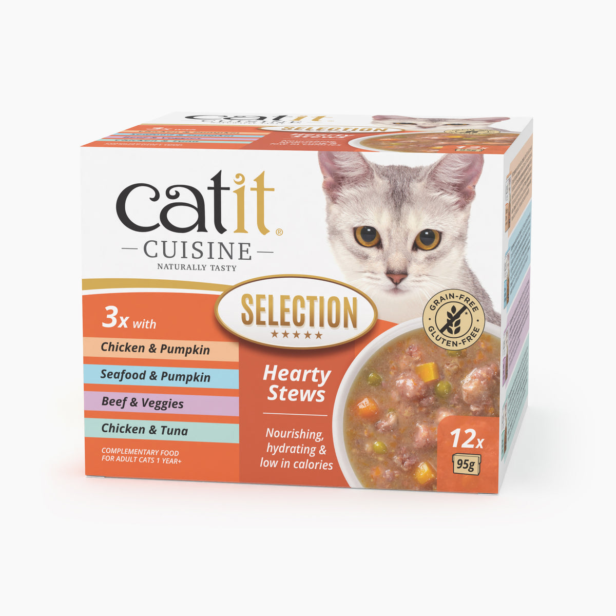Catit Hearty Stews 12x95g