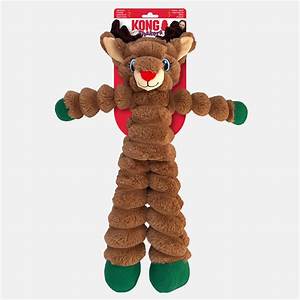 KONG Holiday Crumples Shakers Reindeer