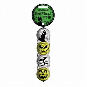 Sports Pet Mini Bounce Halloween Glow Balls 4PK