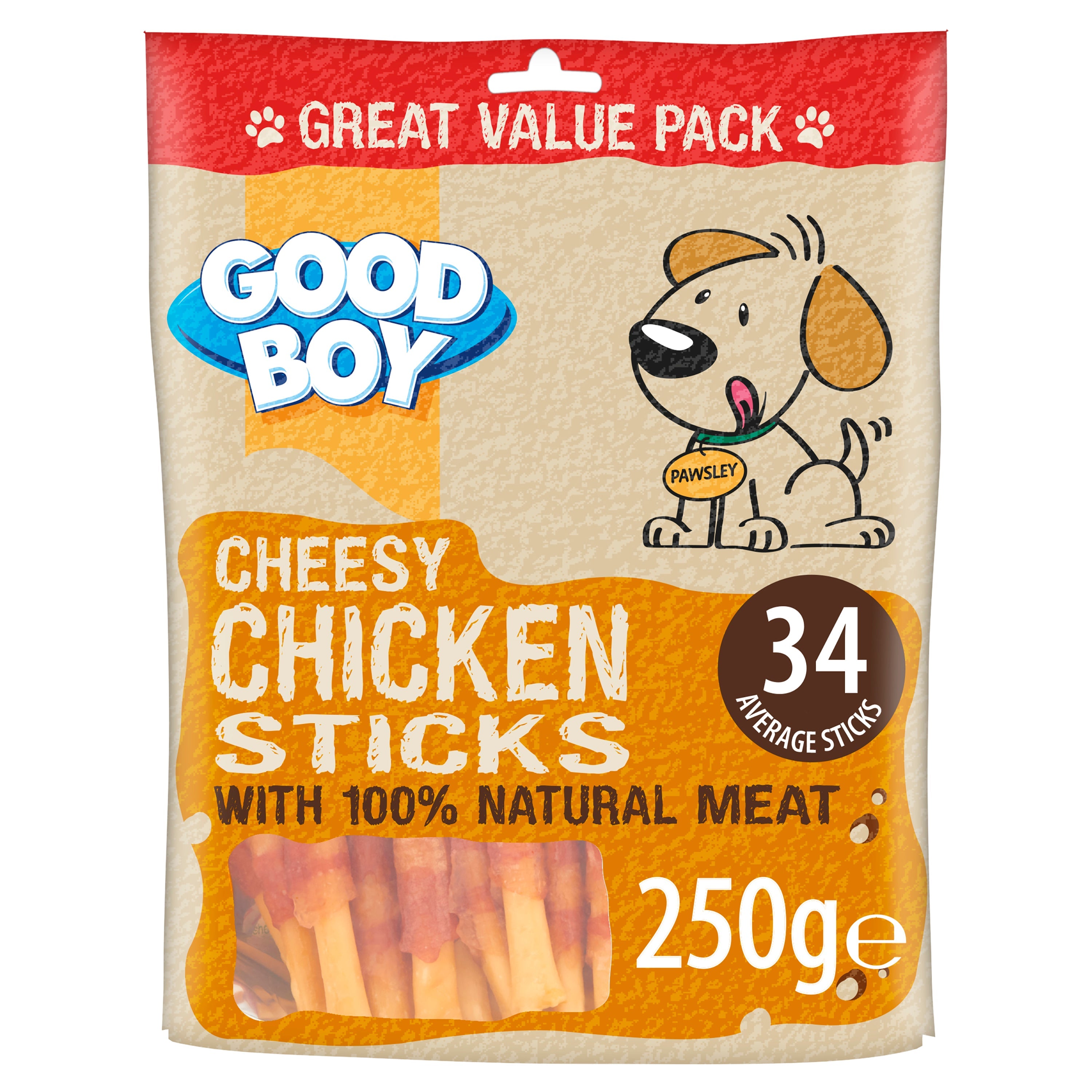 Good Boy Cheesy Chicken Sticks