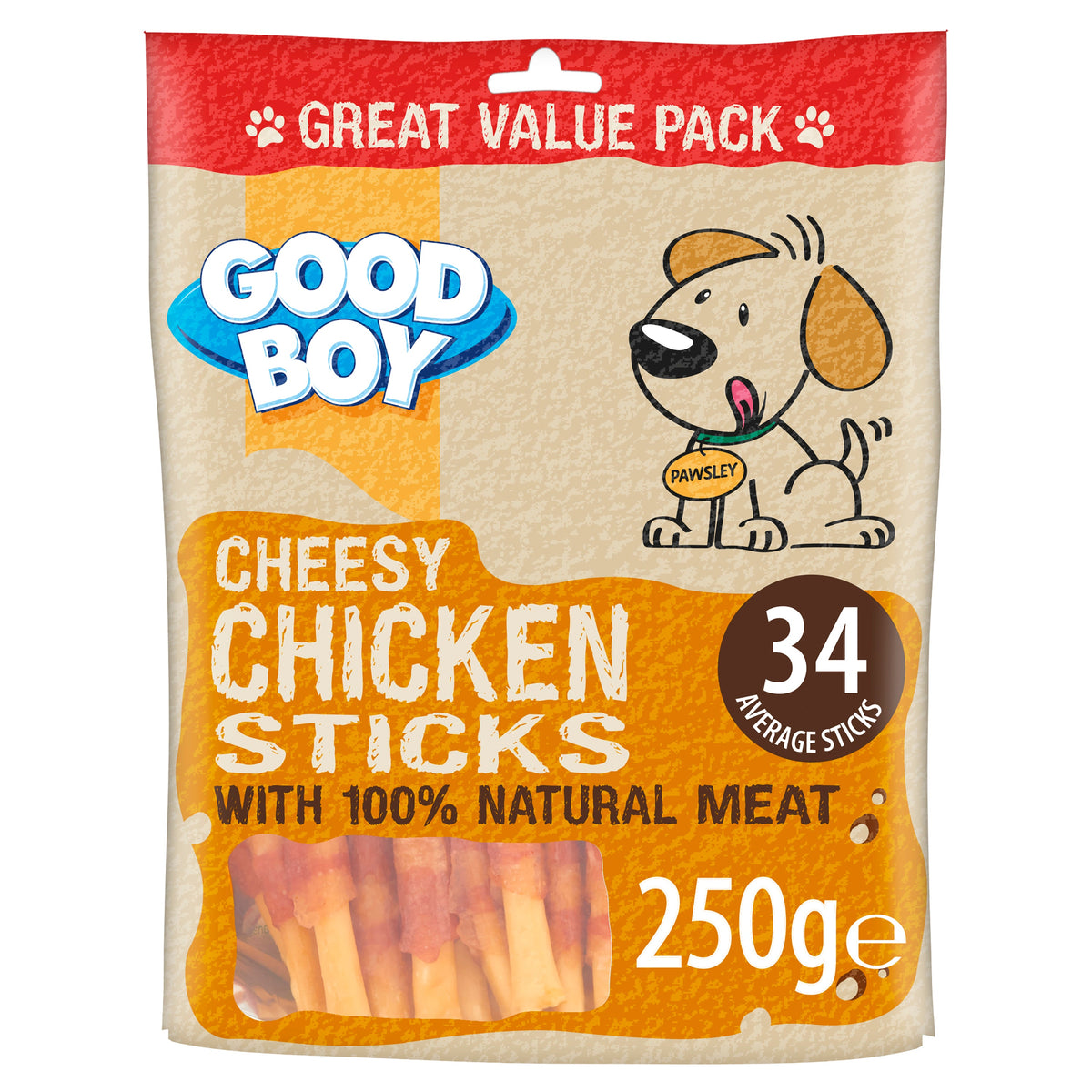Good Boy Cheesy Chicken Sticks