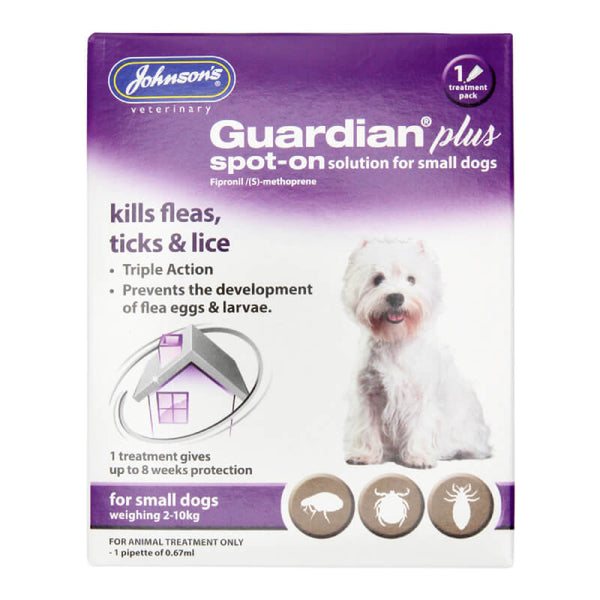 Johnson's Gaurdian Plus Small Dog 1pk