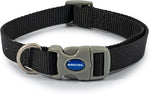 Ancol Viva Adjustable Collar Black 20-30cm