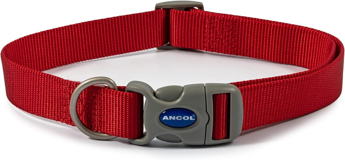 Ancol Viva Adjustable Collar Red 45-70cm