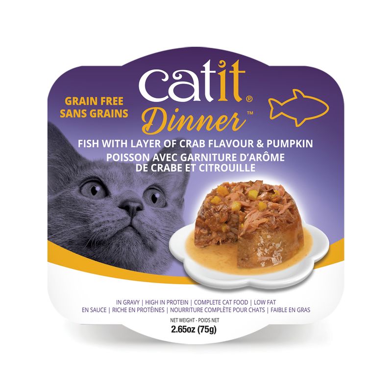 Catit Cuisine Dinner Fish Terrine With Crab 75g