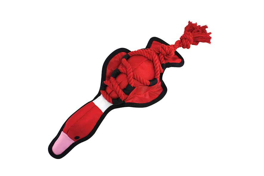 Happy Pet Dog Toy Cross Ropes Duck