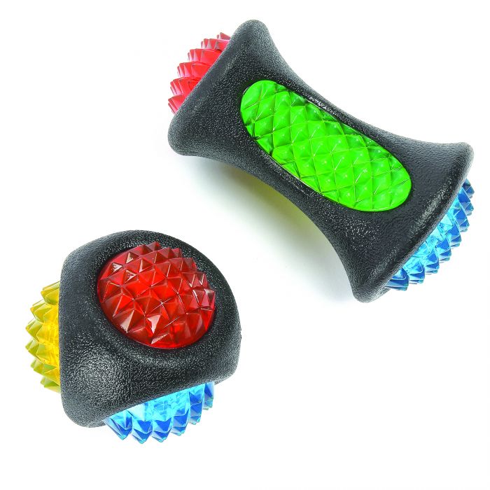Happy Pet Dog Toy Disco Diamond LED Bone