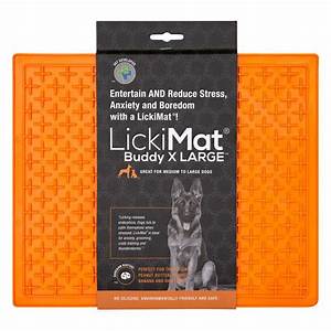 LickiMat Buddy Feeding Mat Orange XL