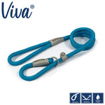 Ancol Viva Rope Slip Lead Blue 120cm 1.2cm
