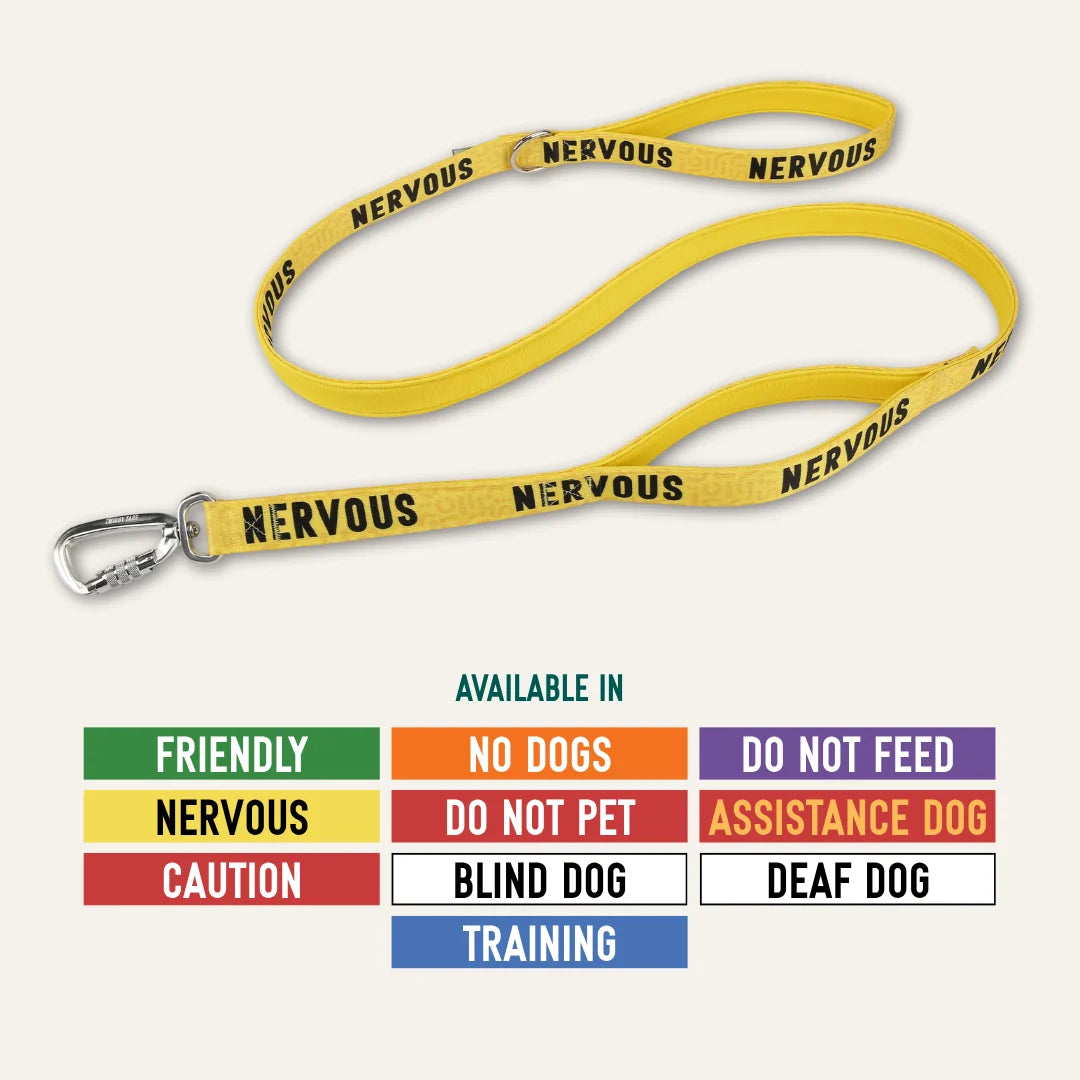 Twiggy Tags Awareness Close Control Lead Nervous